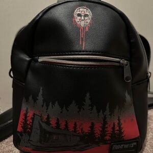 Black and Red Gothic Horror Backpack